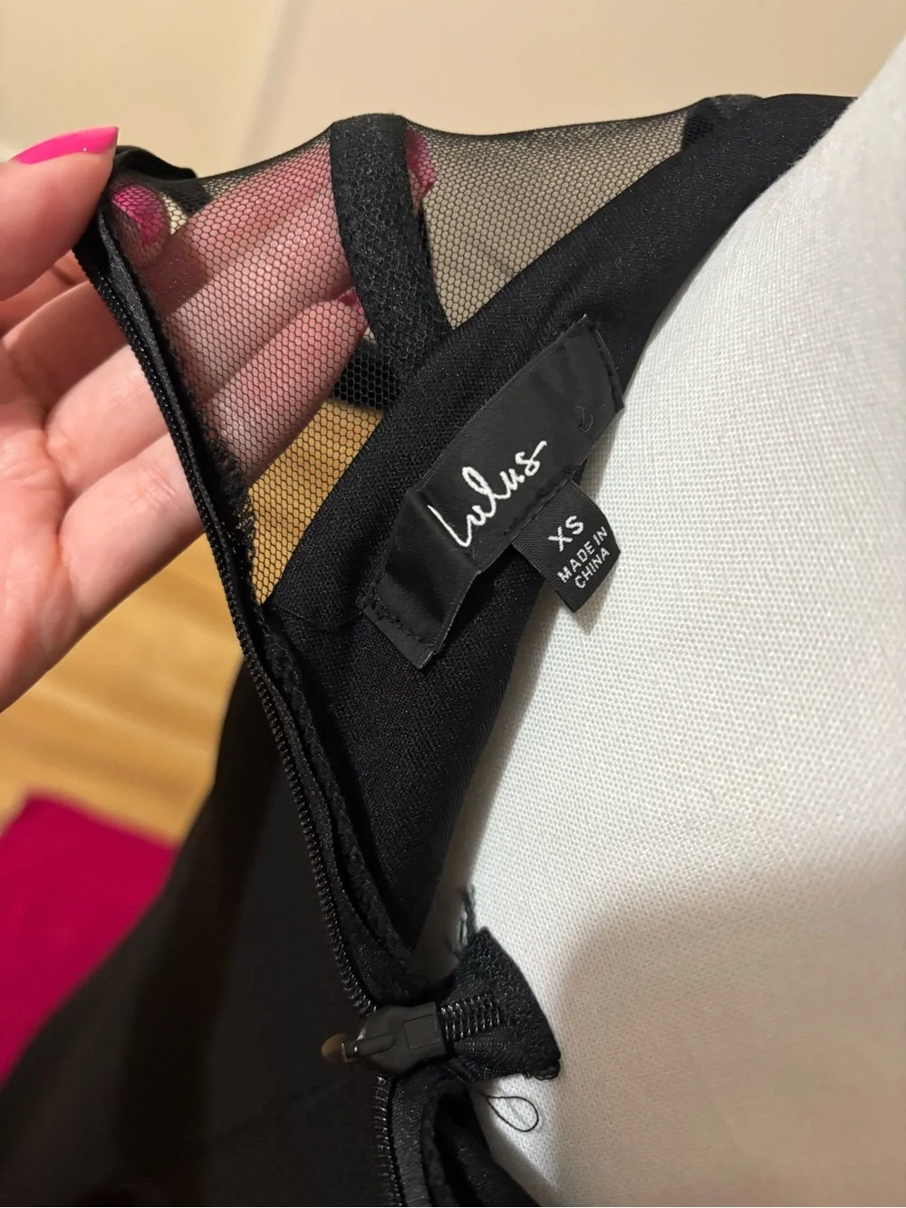 Lulu's Strapless Black Form-Fitting Evening Gown